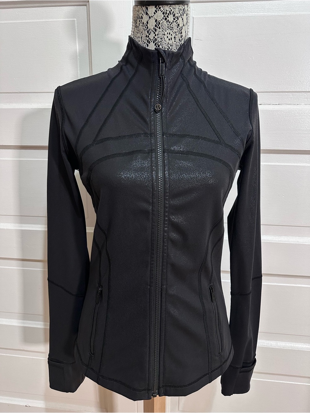 Lululemon Define Jacket *Spark Size 8 Luminosity Foil Black Gorgeous